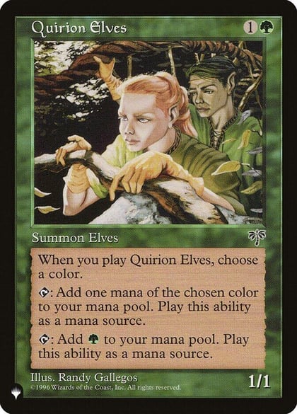 Quirion Elves, The List Reprints #583211