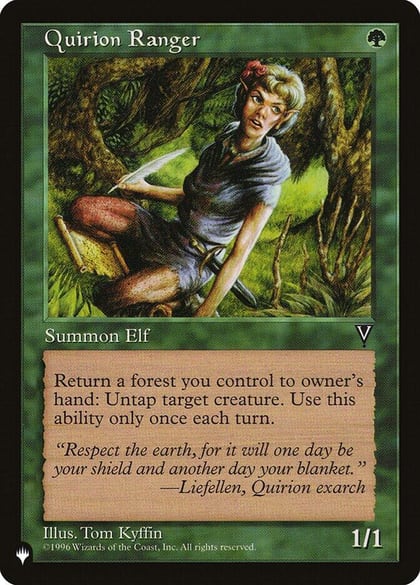 Quirion Ranger, The List Reprints #583216