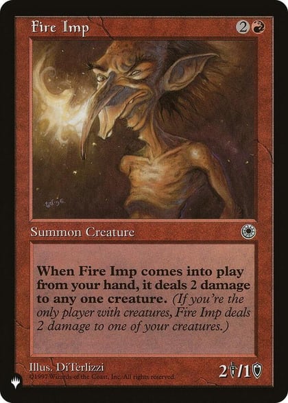 Fire Imp, The List Reprints #583220