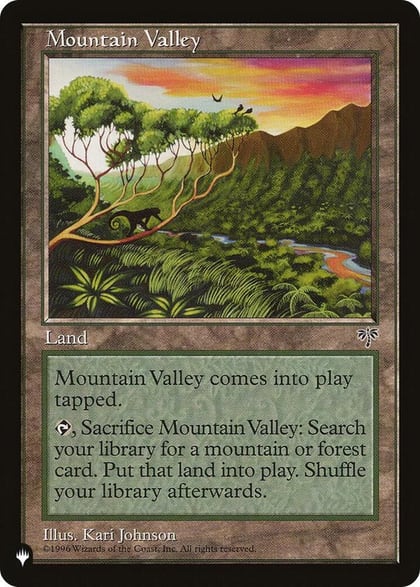 Mountain Valley, The List Reprints #583240