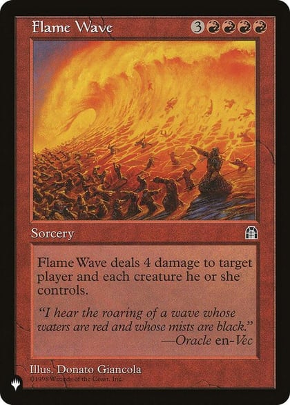 Flame Wave, The List Reprints #583282