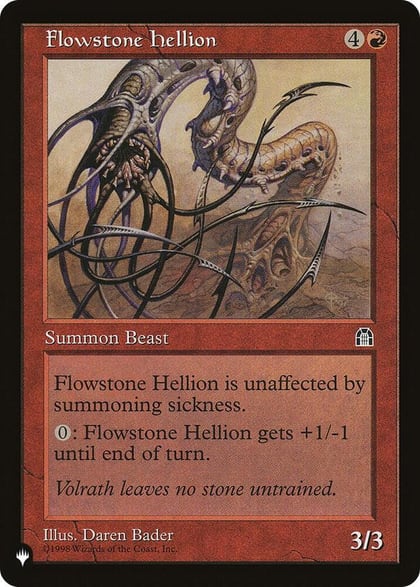 Flowstone Hellion, The List Reprints #583288