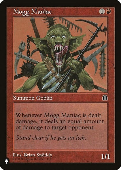 Mogg Maniac, The List Reprints #583390