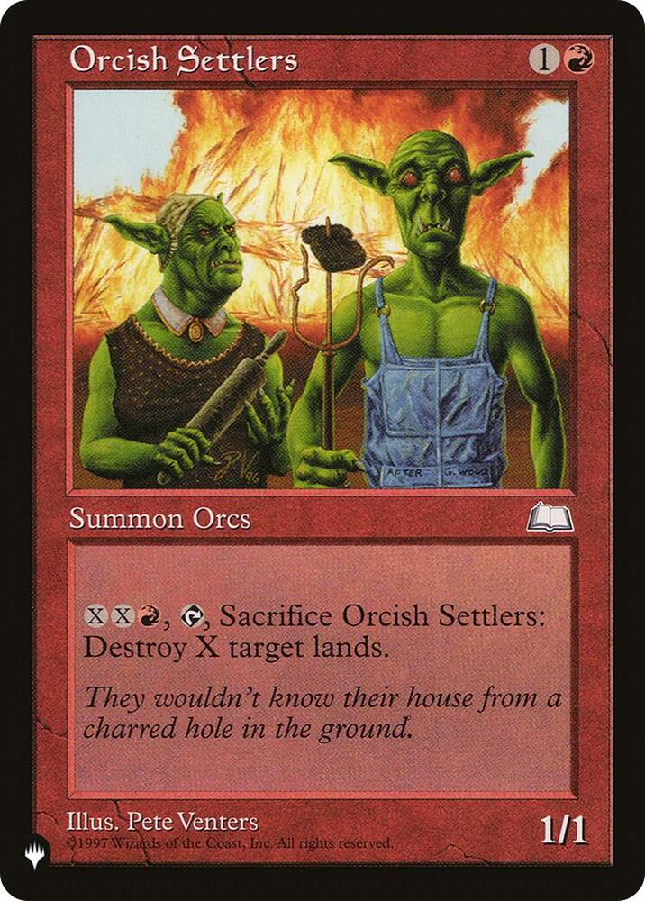 Orcish Settlers, The List Reprints #583398