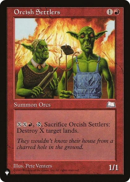 Orcish Settlers, The List Reprints #583398