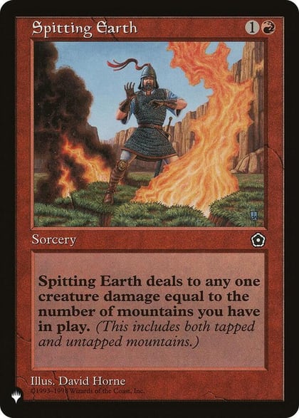 Spitting Earth, The List Reprints #583451