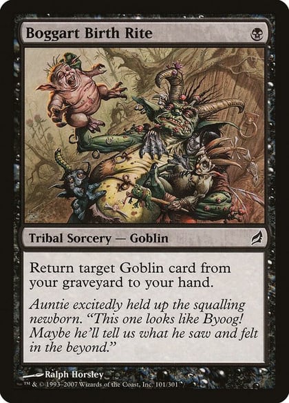 Boggart Birth Rite, Lorwyn 101
