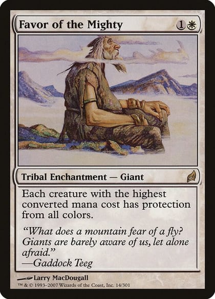 Favor of the Mighty, Lorwyn 14