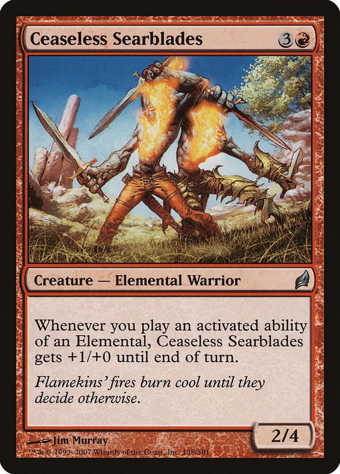 Ceaseless Searblades, Lorwyn 158
