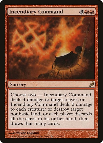 Incendiary Command, Lorwyn 179