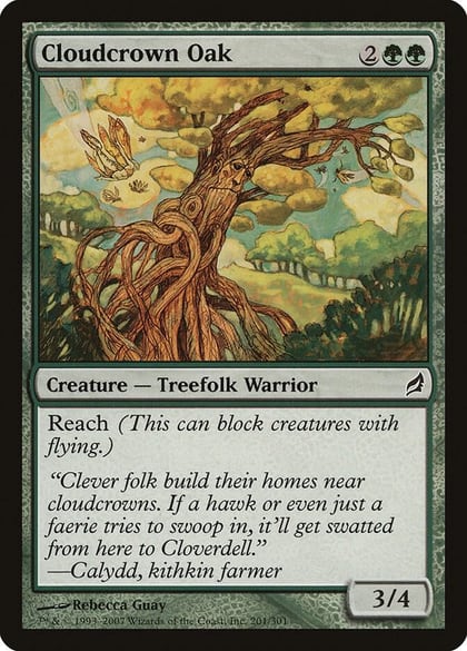 Cloudcrown Oak, Lorwyn 201