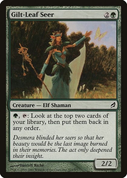 Gilt-Leaf Seer, Lorwyn 215