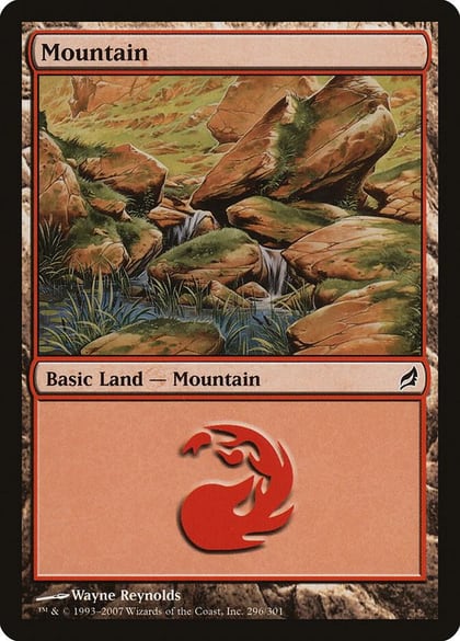 Mountain (296), Lorwyn 296