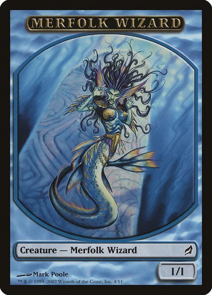 Merfolk Wizard Token, Lorwyn 4