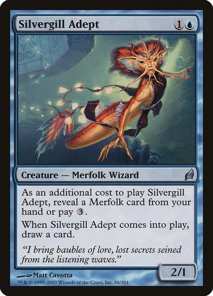 Silvergill Adept, Lorwyn 86