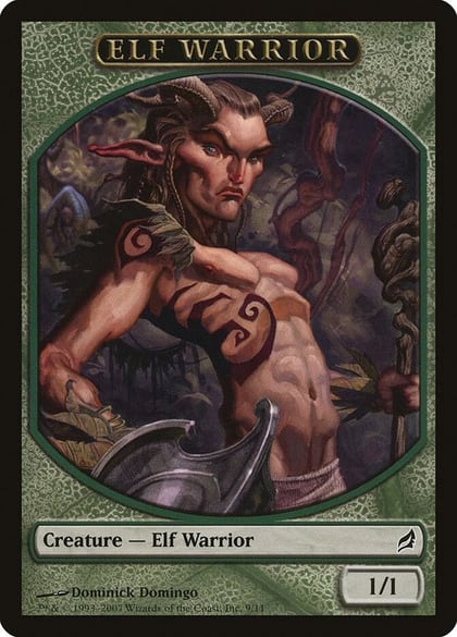 Elf Warrior Token, Lorwyn 9