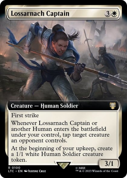 Lossarnach Captain (Extended Art), Commander: The Lord of the Rings: Tales of Middle-earth 100