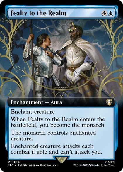 Fealty to the Realm (Extended Art), Commander: The Lord of the Rings: Tales of Middle-earth 104