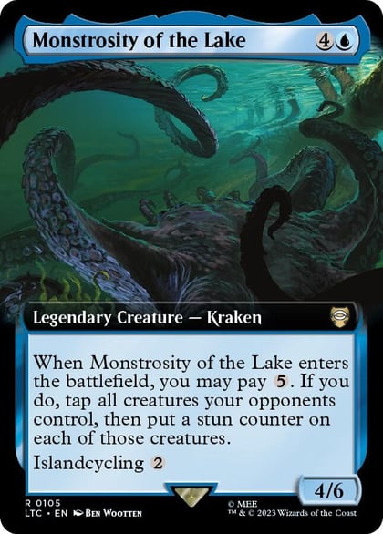 Monstrosity of the Lake (Extended Art), Commander: The Lord of the Rings: Tales of Middle-earth 105