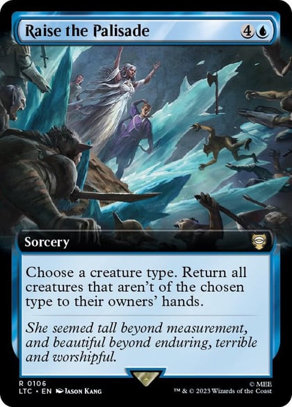 Raise the Palisade (Extended Art), Commander: The Lord of the Rings: Tales of Middle-earth 106