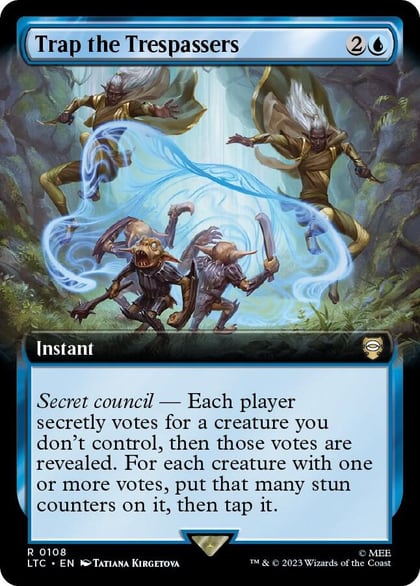 Trap the Trespassers (Extended Art), Commander: The Lord of the Rings: Tales of Middle-earth 108