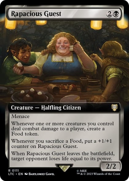 Rapacious Guest (Extended Art), Commander: The Lord of the Rings: Tales of Middle-earth 111
