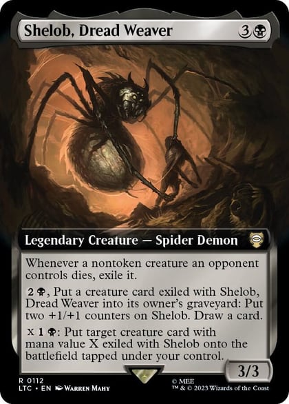 Shelob, Dread Weaver (Extended Art), Commander: The Lord of the Rings: Tales of Middle-earth 112