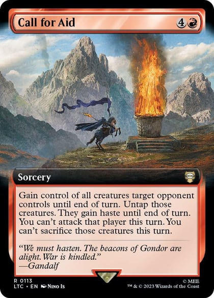 Call for Aid (Extended Art), Commander: The Lord of the Rings: Tales of Middle-earth 113
