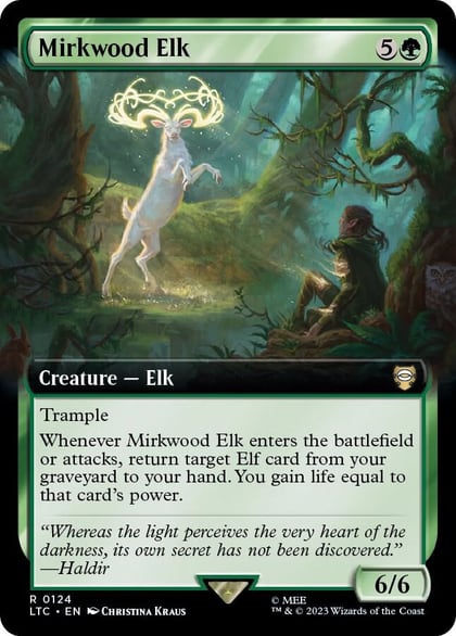 Mirkwood Elk (Extended Art), Commander: The Lord of the Rings: Tales of Middle-earth 124