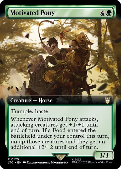 Motivated Pony (Extended Art), Commander: The Lord of the Rings: Tales of Middle-earth 125