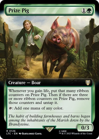 Prize Pig (Extended Art), Commander: The Lord of the Rings: Tales of Middle-earth 126
