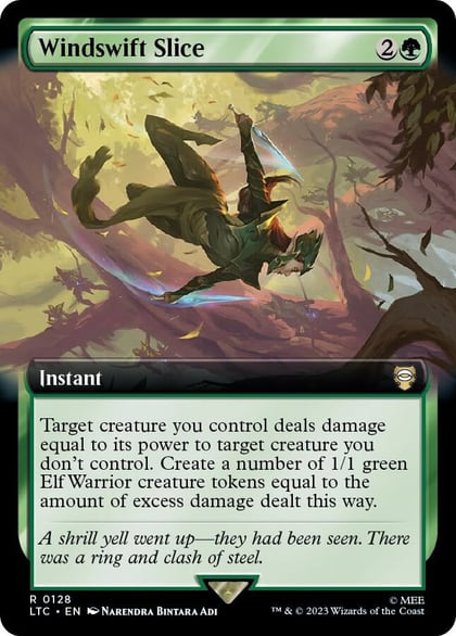 Windswift Slice (Extended Art), Commander: The Lord of the Rings: Tales of Middle-earth 128