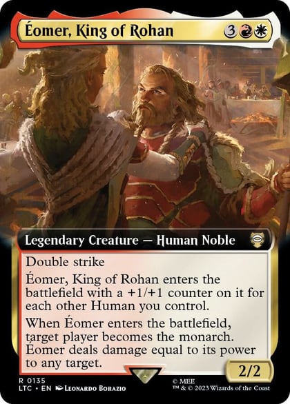 Eomer, King of Rohan (Extended Art), Commander: The Lord of the Rings: Tales of Middle-earth 135