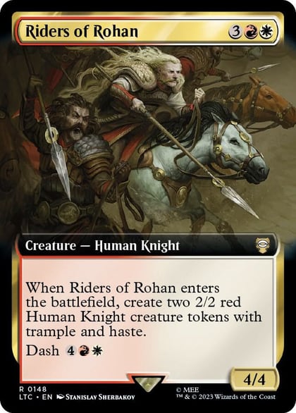 Riders of Rohan (Extended Art), Commander: The Lord of the Rings: Tales of Middle-earth 148
