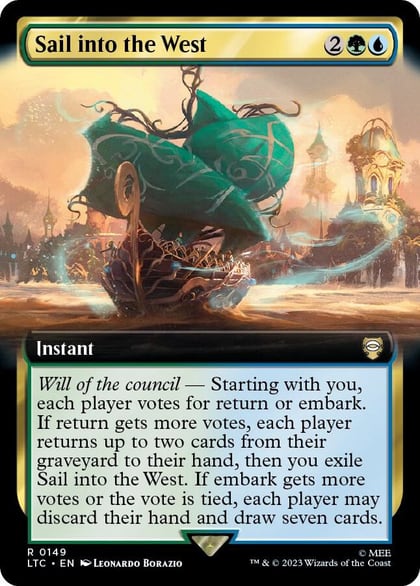 Sail into the West (Extended Art), Commander: The Lord of the Rings: Tales of Middle-earth 149
