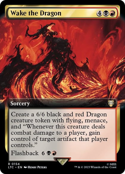 Wake the Dragon (Extended Art), Commander: The Lord of the Rings: Tales of Middle-earth 154