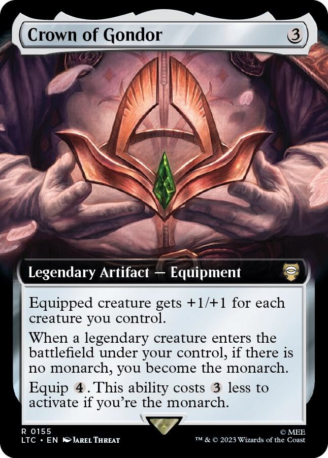 Crown of Gondor (Extended Art), Commander: The Lord of the Rings: Tales of Middle-earth 155