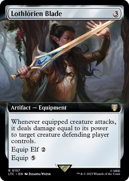 Lothlorien Blade (Extended Art), Commander: The Lord of the Rings: Tales of Middle-earth 157