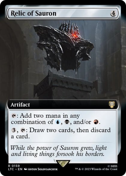Relic of Sauron (Extended Art), Commander: The Lord of the Rings: Tales of Middle-earth 159