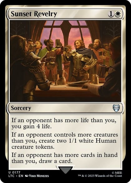 Sunset Revelry, Commander: The Lord of the Rings: Tales of Middle-earth 177
