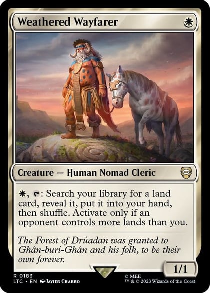 Weathered Wayfarer, Commander: The Lord of the Rings: Tales of Middle-earth 183