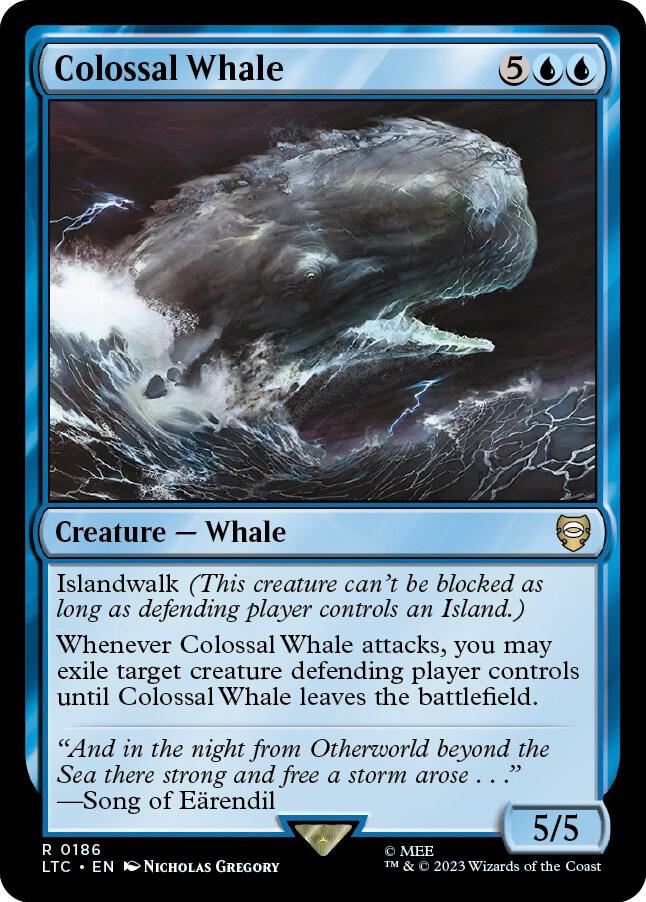 Colossal Whale, Commander: The Lord of the Rings: Tales of Middle-earth 186