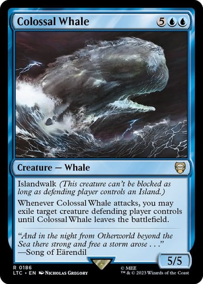 Colossal Whale, Commander: The Lord of the Rings: Tales of Middle-earth 186