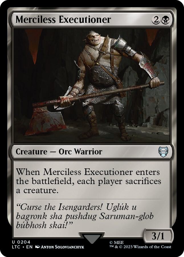 Merciless Executioner, Commander: The Lord of the Rings: Tales of Middle-earth 204