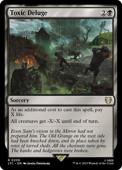 Toxic Deluge, Commander: The Lord of the Rings: Tales of Middle-earth 209