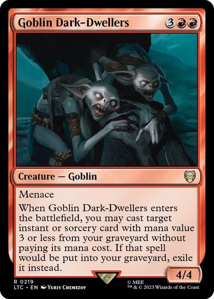 Goblin Dark-Dwellers, Commander: The Lord of the Rings: Tales of Middle-earth 219