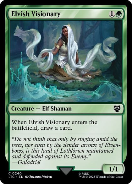 Elvish Visionary, Commander: The Lord of the Rings: Tales of Middle-earth 240