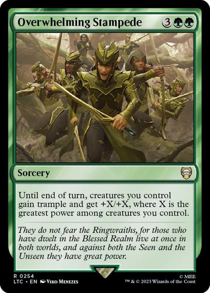 Overwhelming Stampede, Commander: The Lord of the Rings: Tales of Middle-earth 254