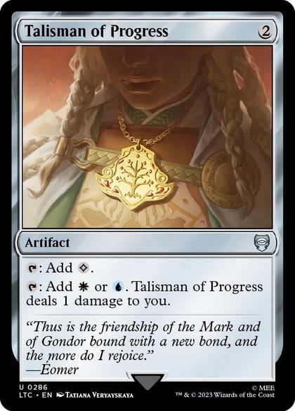 Talisman of Progress, Commander: The Lord of the Rings: Tales of Middle-earth 286
