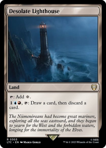 Desolate Lighthouse, Commander: The Lord of the Rings: Tales of Middle-earth 303